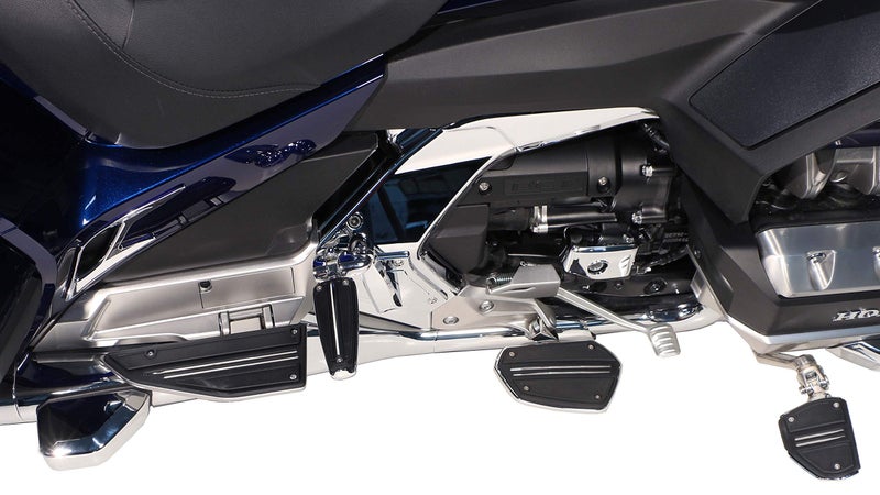 Ciro Goldstrike Twin Rail Passenger Floorboard Inserts for Gold Wing - Image 2